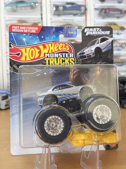 Hot Wheels Monster Trucks / Fast & Furious Nissan Skyline / Fast & Furious