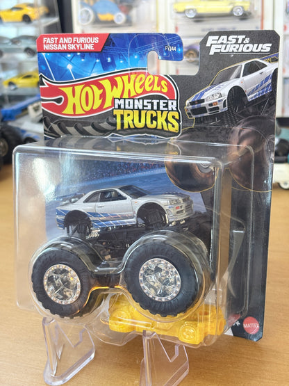 Hot Wheels Monster Trucks / Fast & Furious Nissan Skyline / Fast & Furious