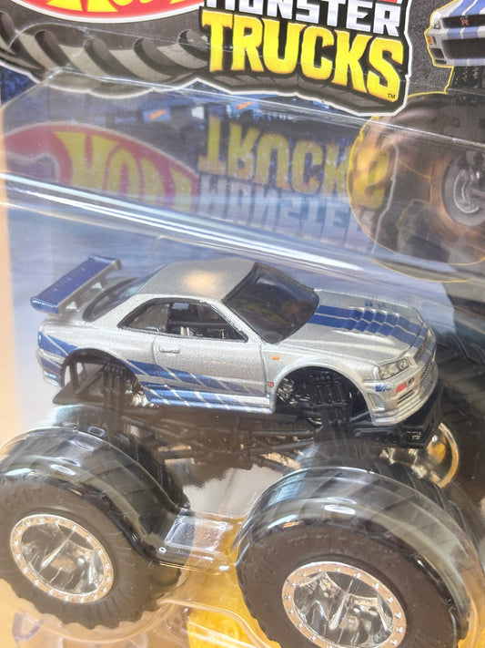 Hot Wheels Monster Trucks / Fast & Furious Nissan Skyline / Fast & Furious