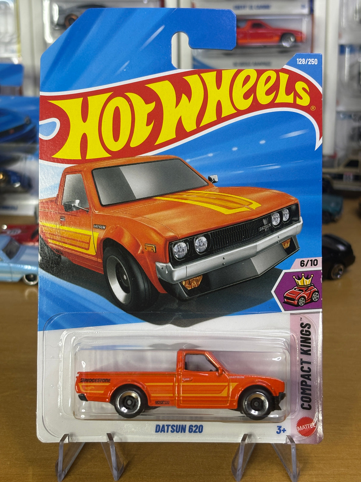 Hot Wheels Datsun 620 | 2026 Compact Kings 6/10 Mainline (Orange)