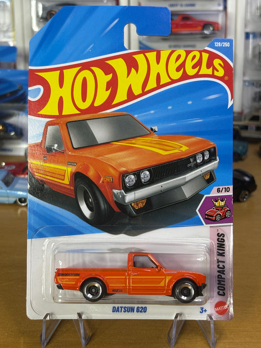 Hot Wheels Datsun 620 | 2026 Compact Kings 6/10 Mainline (Orange)