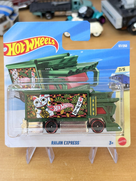 Hot Wheels Mainline / Raijin Express / 2026 HW Heavyweights 3/5 (Short Card)