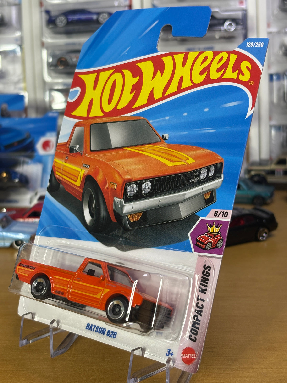 Hot Wheels Datsun 620 | 2026 Compact Kings 6/10 Mainline (Orange)