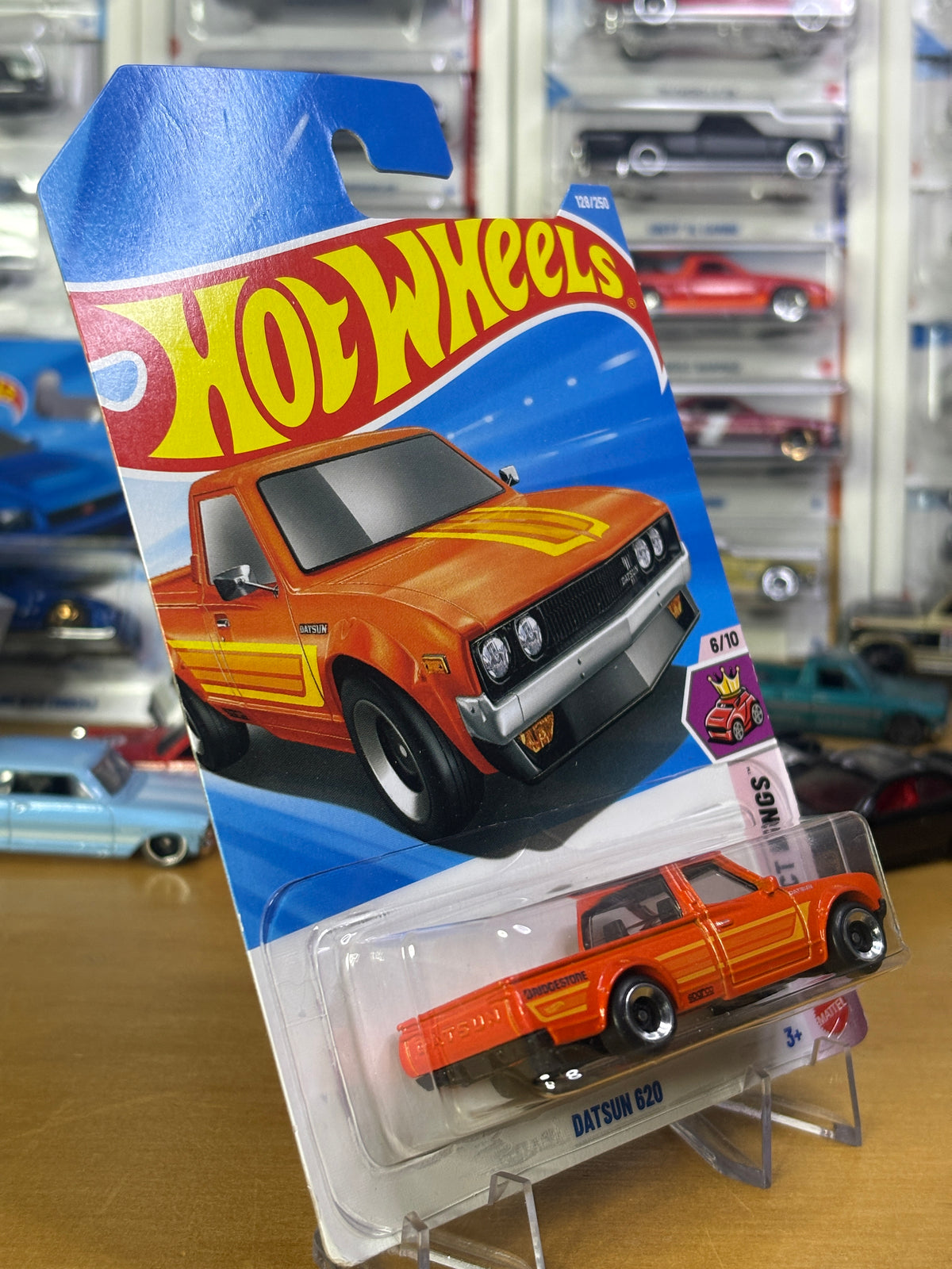 Hot Wheels Datsun 620 | 2026 Compact Kings 6/10 Mainline (Orange)