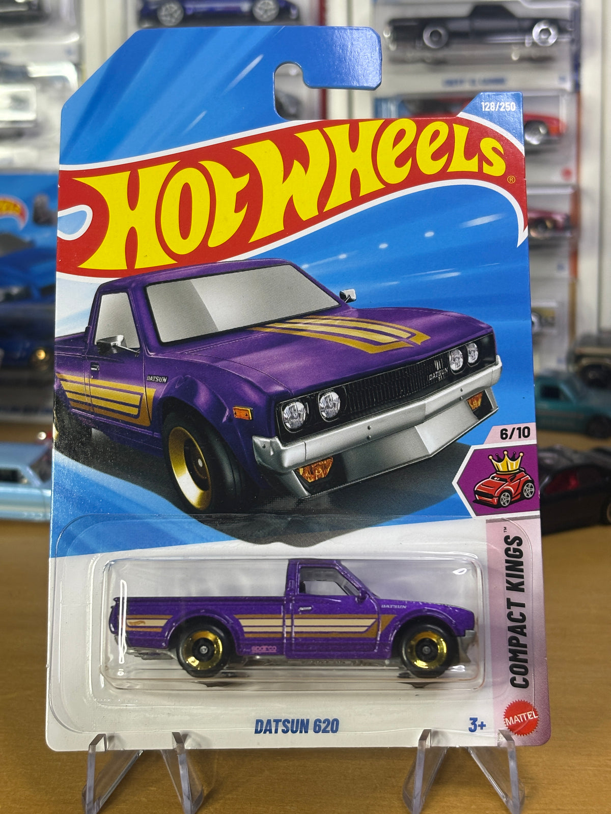 Hot Wheels Datsun 620 | 2026 Compact Kings 6/10 Mainline (Purple)