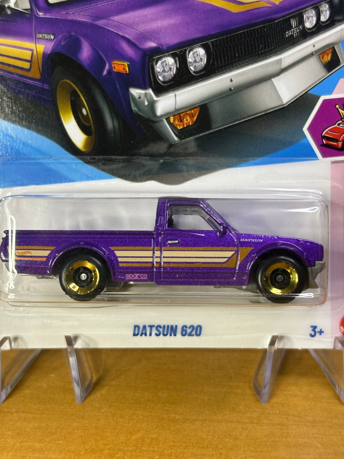 Hot Wheels Datsun 620 | 2026 Compact Kings 6/10 Mainline (Purple)