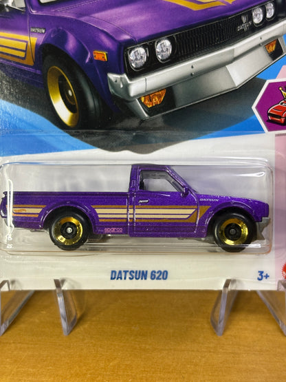Hot Wheels Datsun 620 | 2026 Compact Kings 6/10 Mainline (Purple)