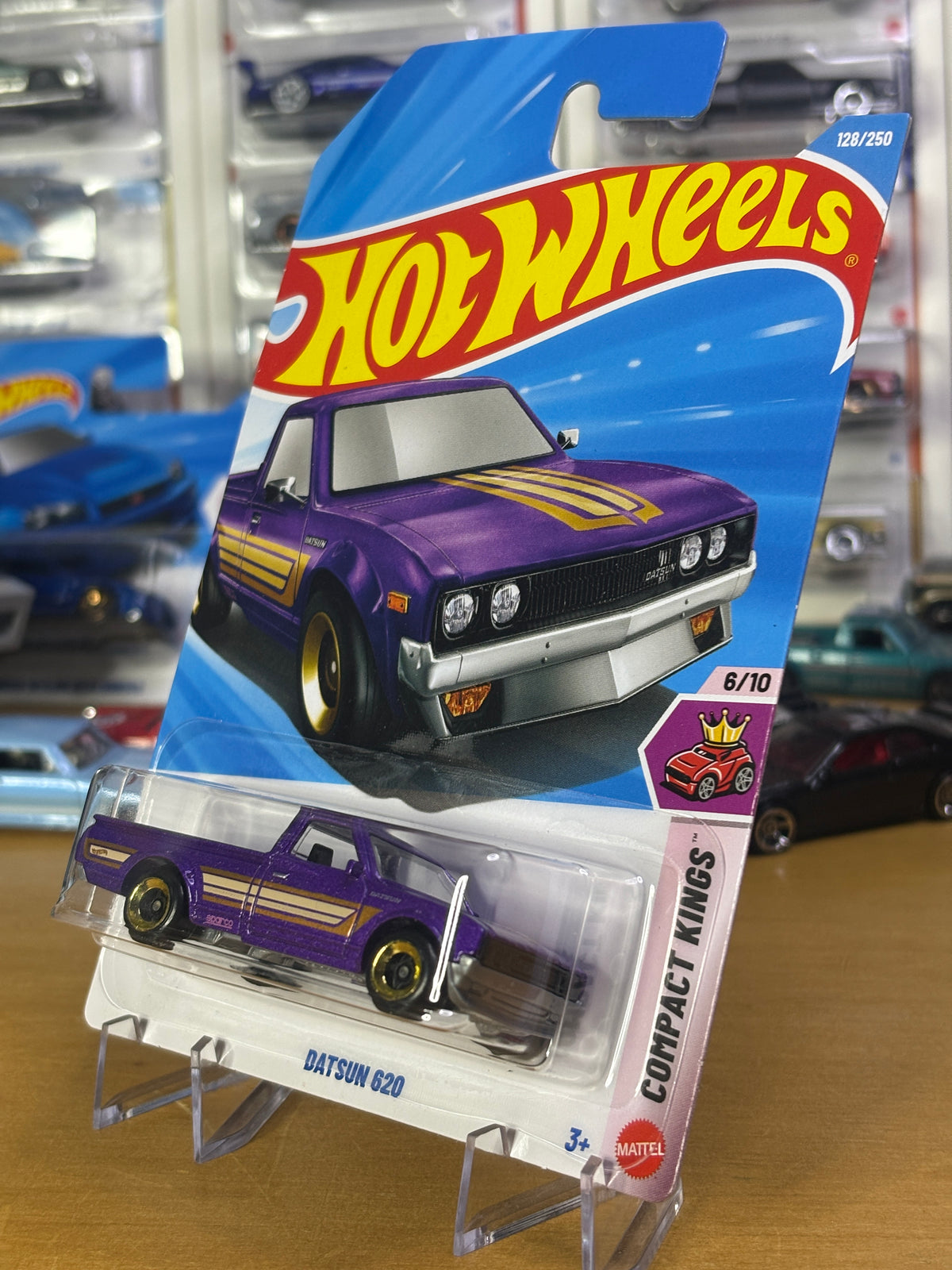Hot Wheels Datsun 620 | 2026 Compact Kings 6/10 Mainline (Purple)