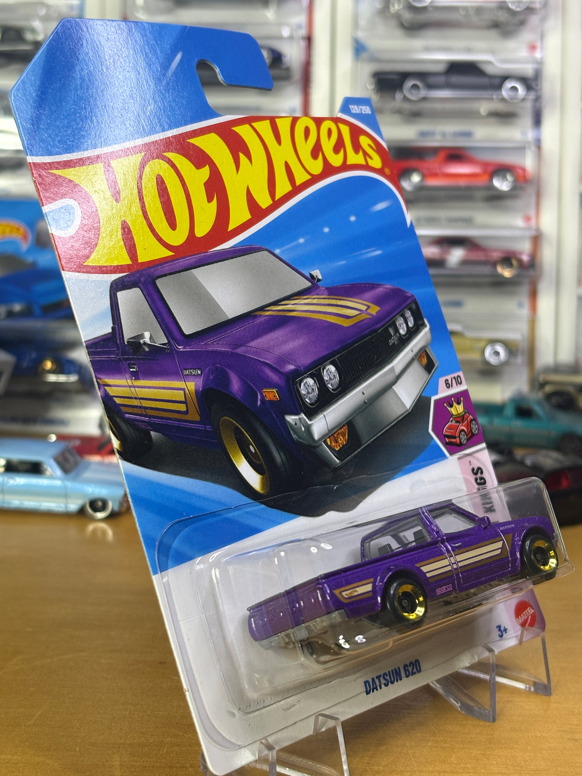 Hot Wheels Datsun 620 | 2026 Compact Kings 6/10 Mainline (Purple)