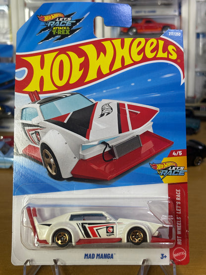 Hot Wheels Mad Manga | 2026 Hot Wheels Let's Race 4/5 Mainline Treasure Hunt