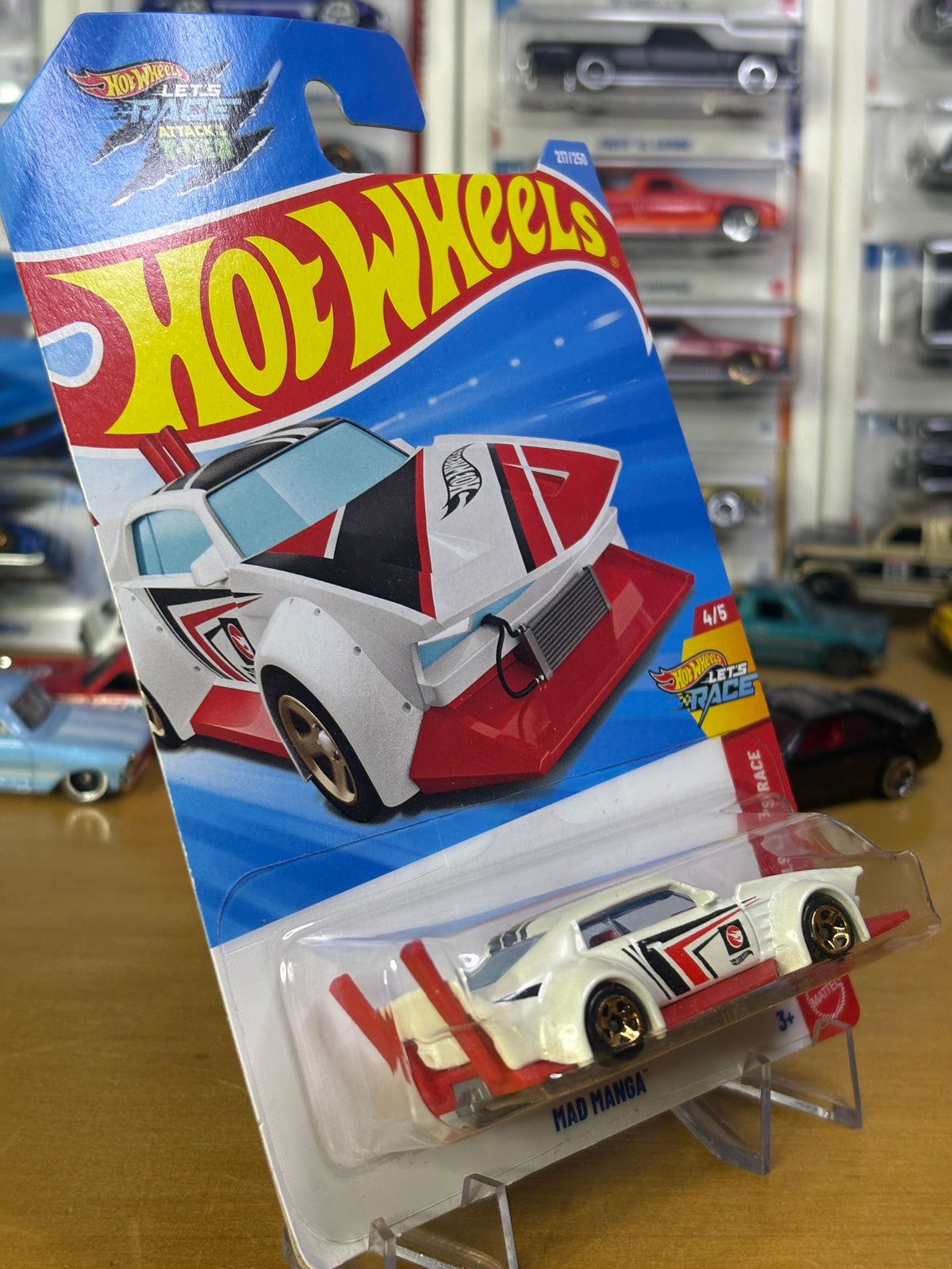Hot Wheels Mad Manga | 2026 Hot Wheels Let's Race 4/5 Mainline Treasure Hunt