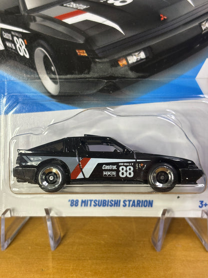 Hot Wheels '88 Mitsubishi Starion | 2026 J-Imports 8/10 Mainline (Black)