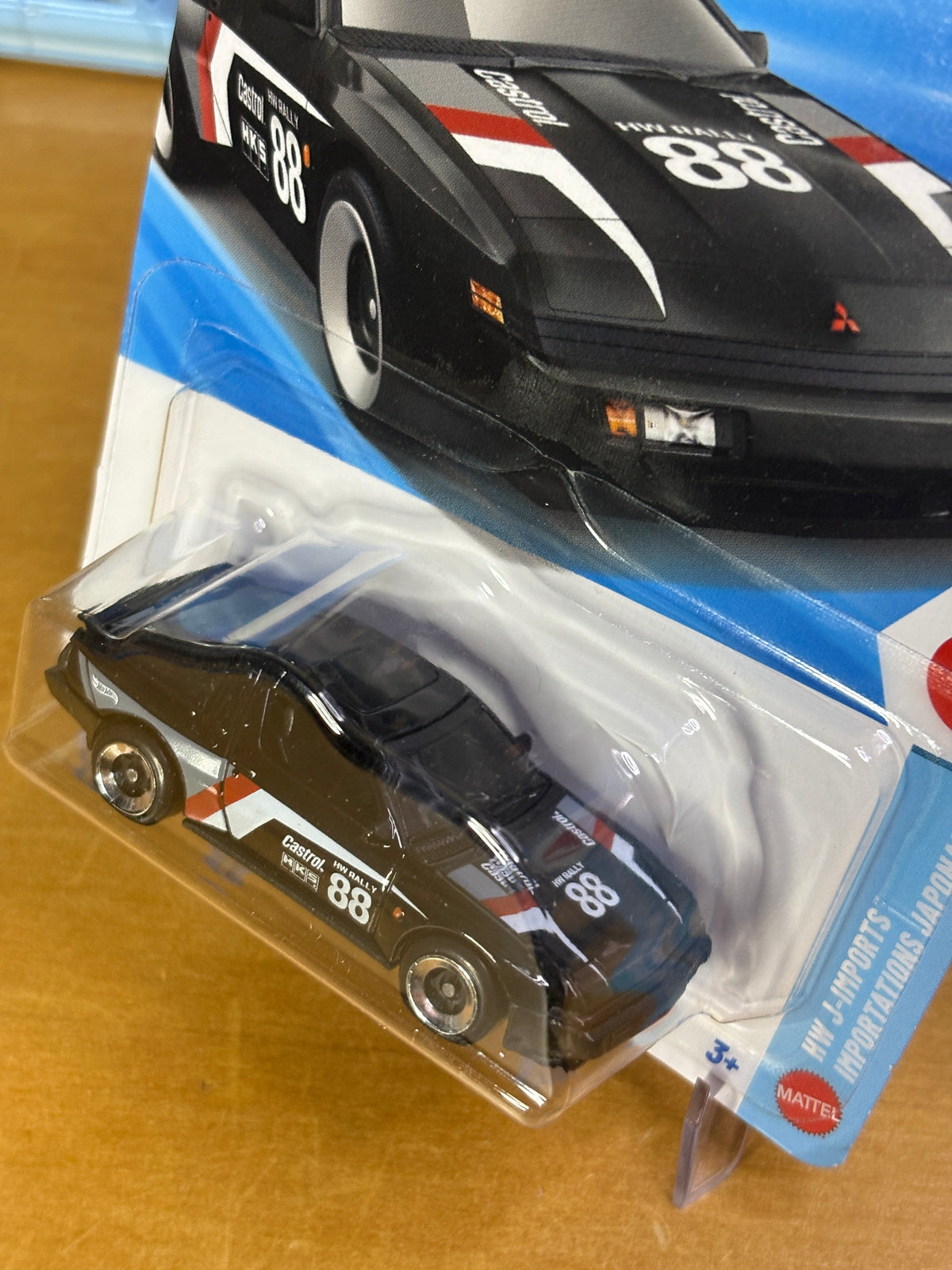 Hot Wheels '88 Mitsubishi Starion | 2026 J-Imports 8/10 Mainline (Black)