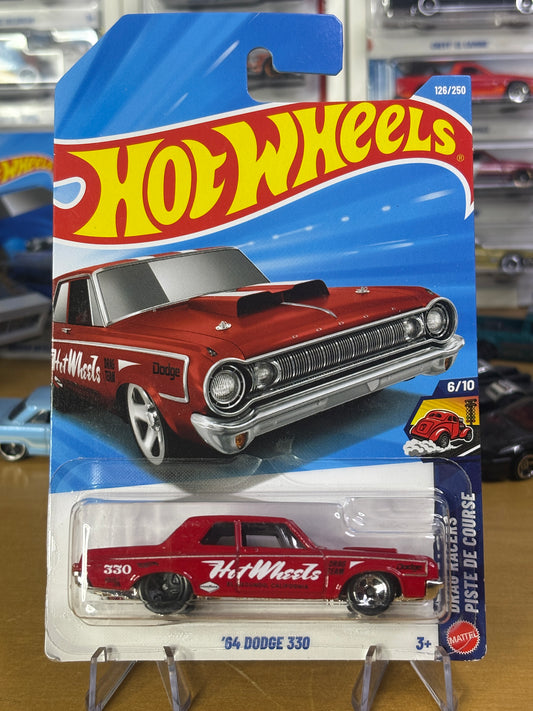 Hot Wheels '64 Dodge 330 | 2026 Drag Racers 6/10 Mainline (Red)