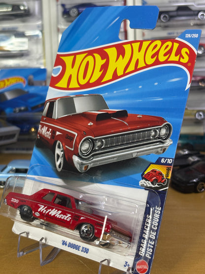 Hot Wheels '64 Dodge 330 | 2026 Drag Racers 6/10 Mainline (Red)