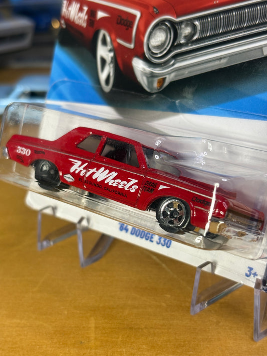 Hot Wheels '64 Dodge 330 | 2026 Drag Racers 6/10 Mainline (Red)
