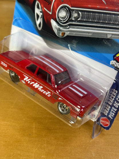Hot Wheels '64 Dodge 330 | 2026 Drag Racers 6/10 Mainline (Red)
