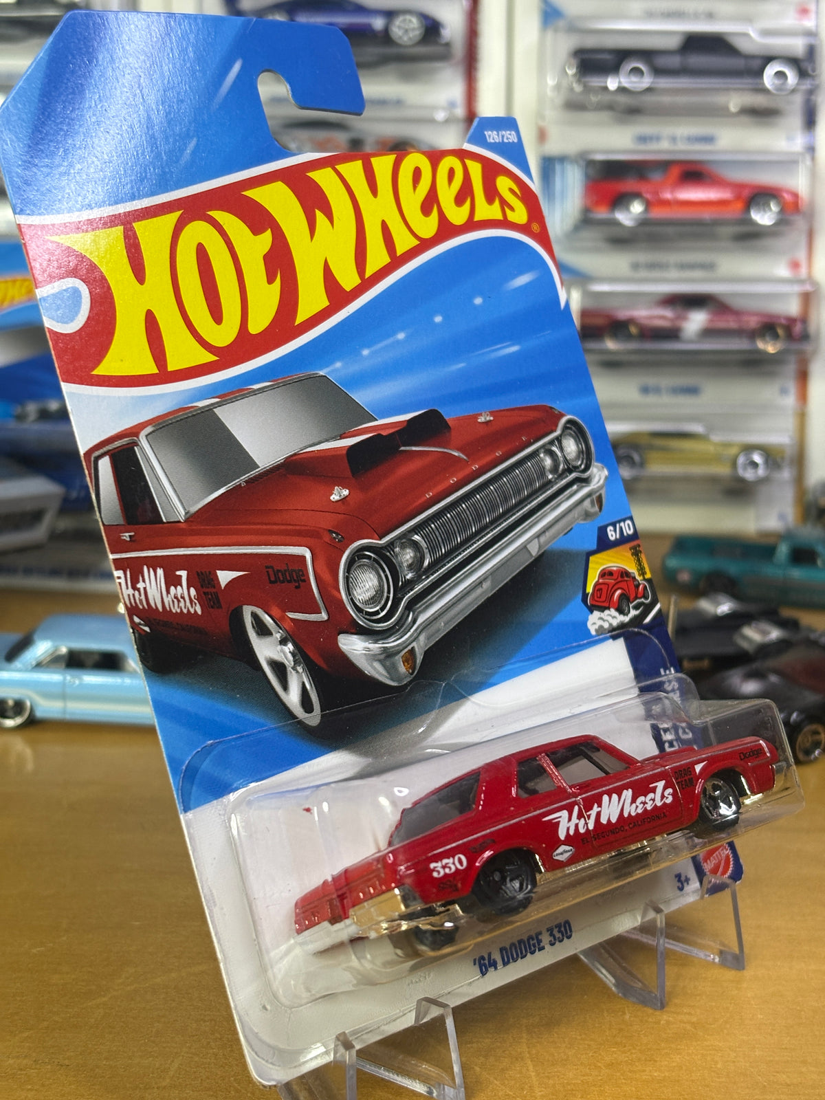 Hot Wheels '64 Dodge 330 | 2026 Drag Racers 6/10 Mainline (Red)