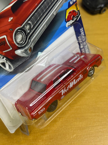 Hot Wheels '64 Dodge 330 | 2026 Drag Racers 6/10 Mainline (Red)