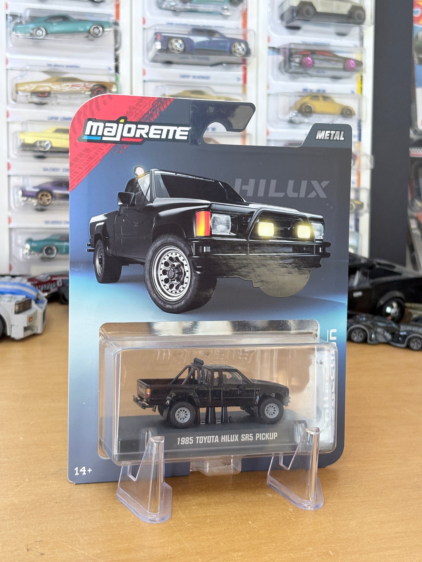 Majorette Collection | 1985 Toyota Hilux SR5 Pickup (Black)