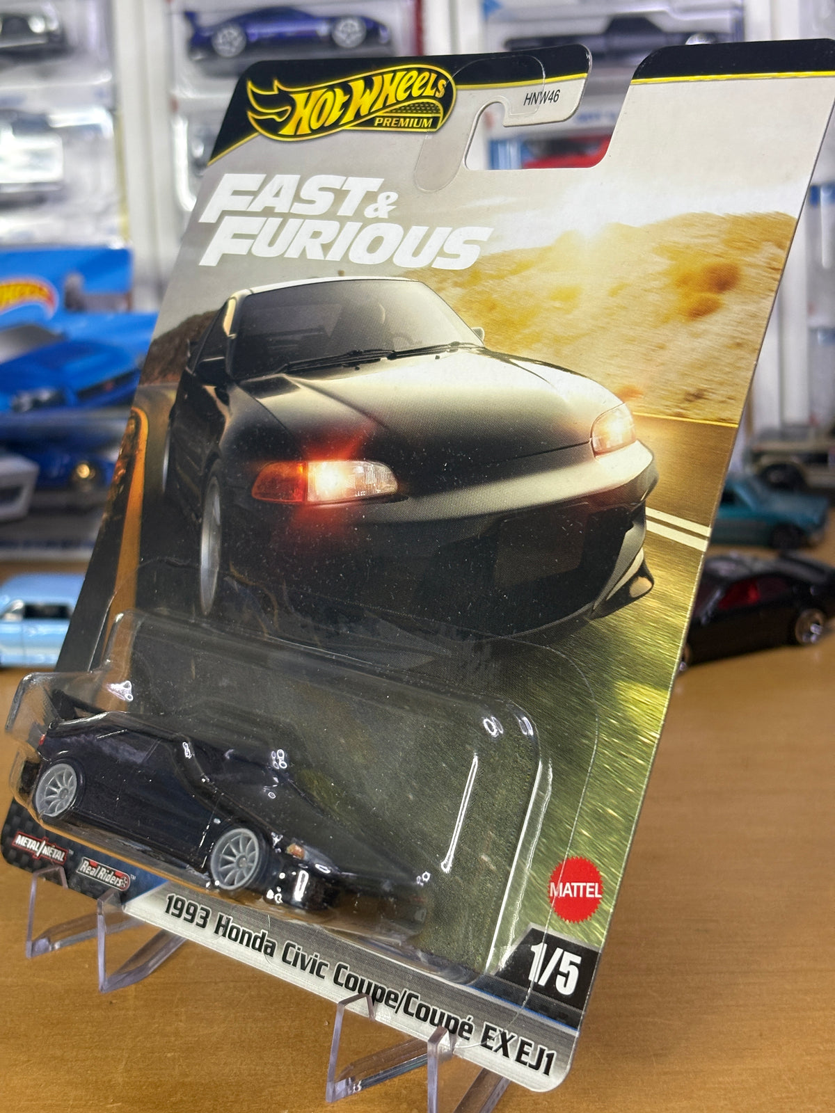 Hot Wheels Premium | 1993 Honda Civic Coupe EX EJ1 | HW Fast & Furious 1/5