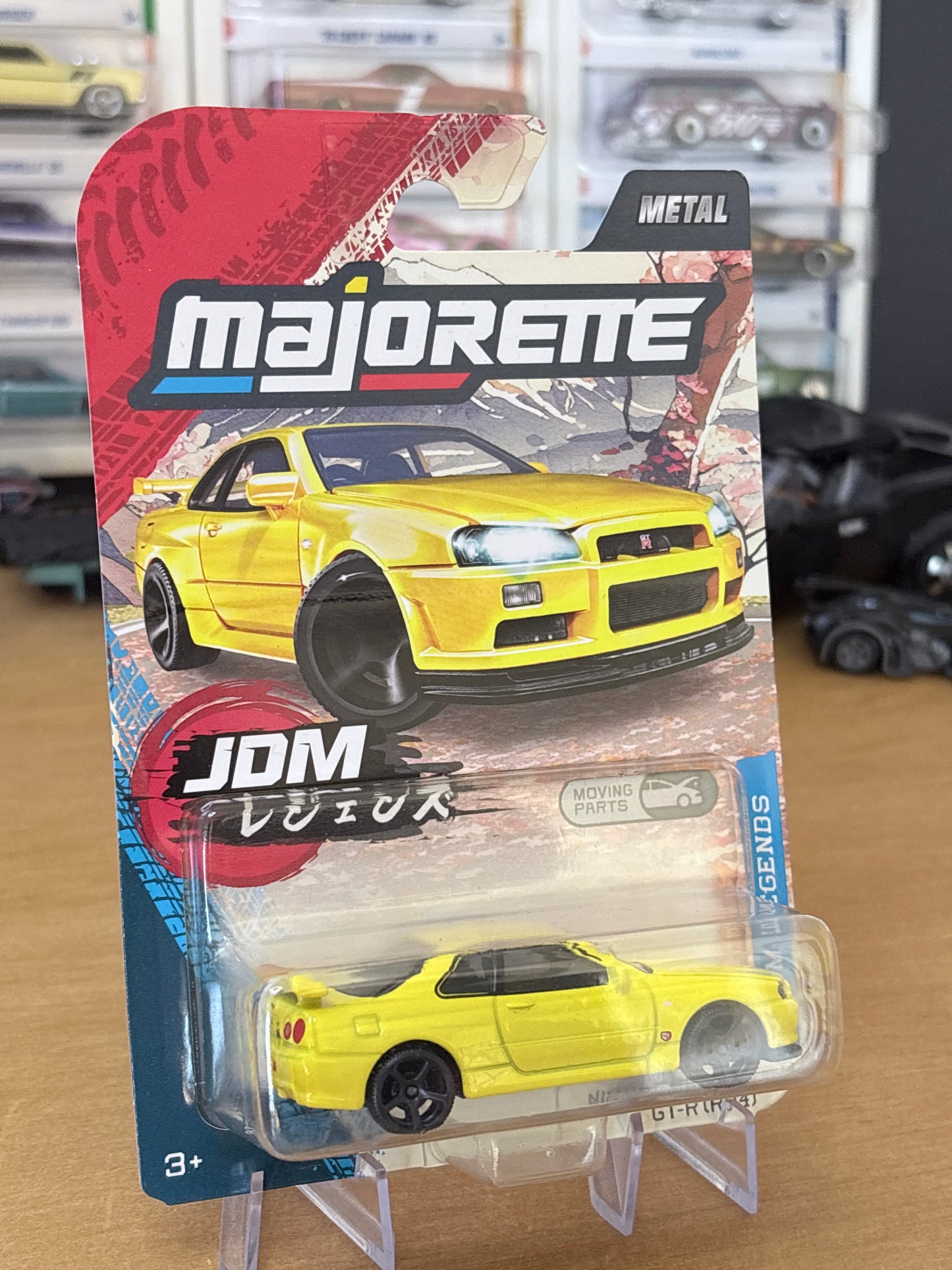 Majorette Moving Parts / Nissan Skyline GT (R34) / JDM Legends