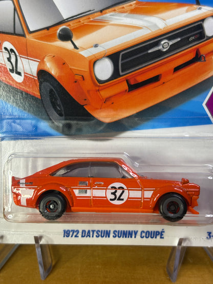 Hot Wheels 1972 Datsun Sunny Coupe | 2026 Compact Kings 10/10 Mainline