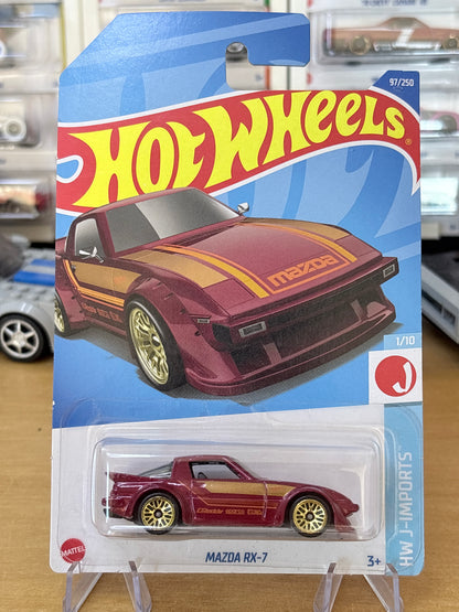 Hot Wheels Mainline / Mazda RX-7 / 2022 HW J-Imports 1/10