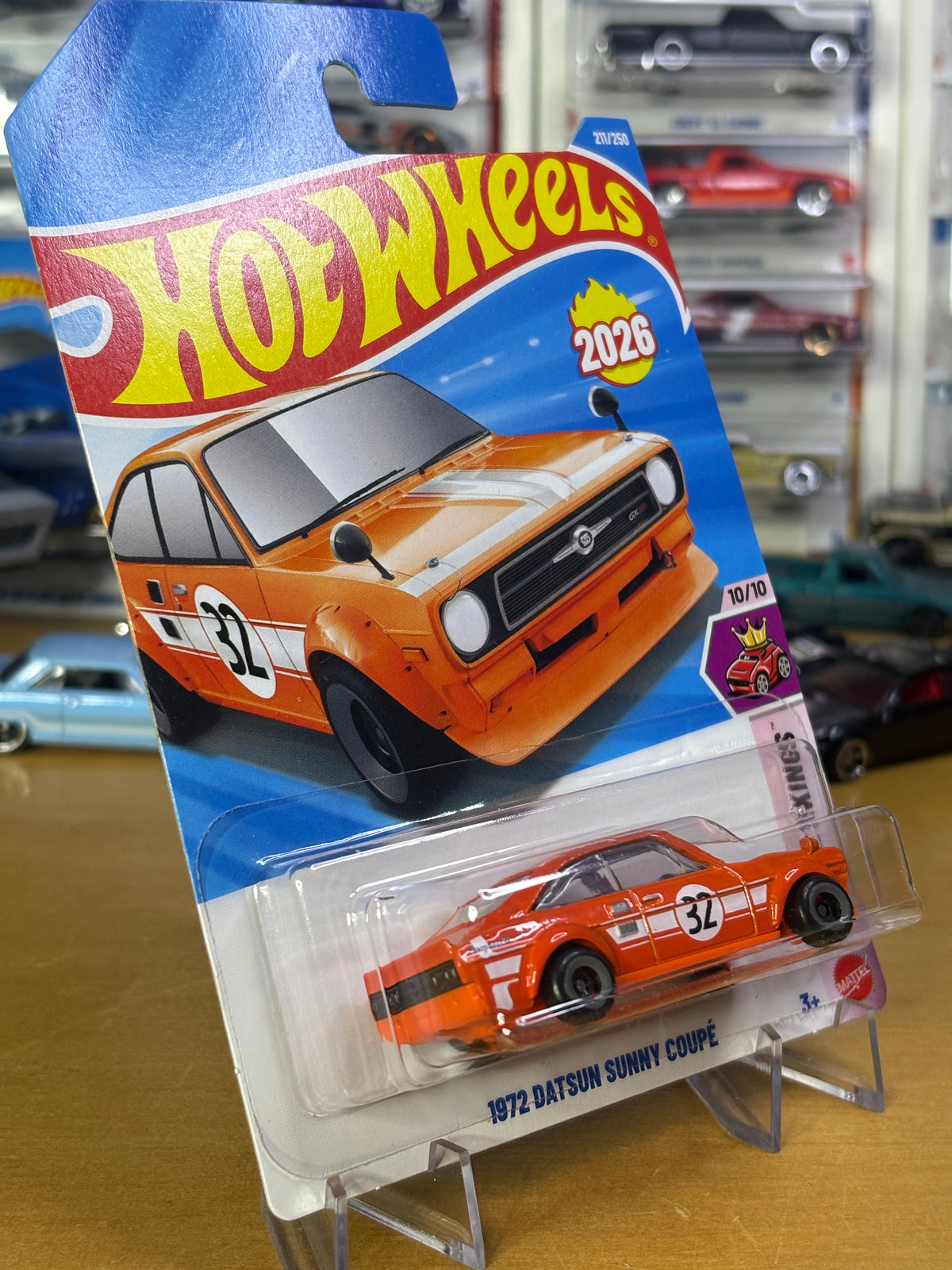 Hot Wheels 1972 Datsun Sunny Coupe | 2026 Compact Kings 10/10 Mainline