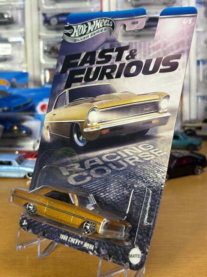 Hot Wheels Silver Series | 1966 Chevy Nova | Fast & Furious Racing Course 4/5