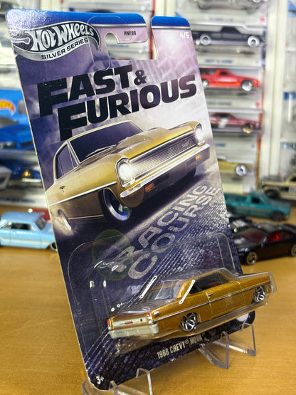 Hot Wheels Silver Series | 1966 Chevy Nova | Fast & Furious Racing Course 4/5