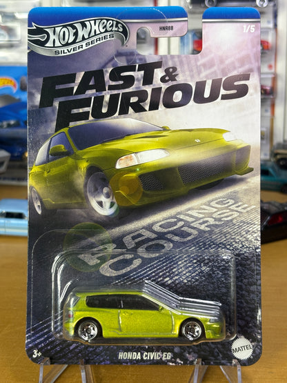 Hot Wheels Silver Series | Honda Civic EG | Fast & Furious Racing Course 1/5