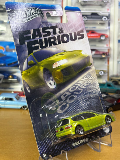 Hot Wheels Silver Series | Honda Civic EG | Fast & Furious Racing Course 1/5