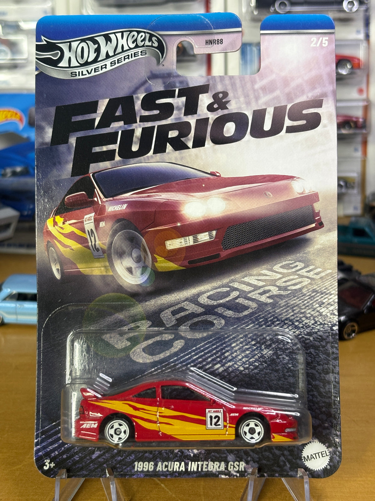 Hot Wheels Silver Series | 1996 Acura Integra GSR | Fast & Furious Racing Course 2/5