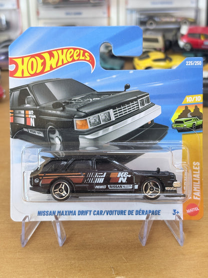 Hot Wheels Nissan Maxima Drift Car | 2026 Wagons 10/10 Mainline Short Card