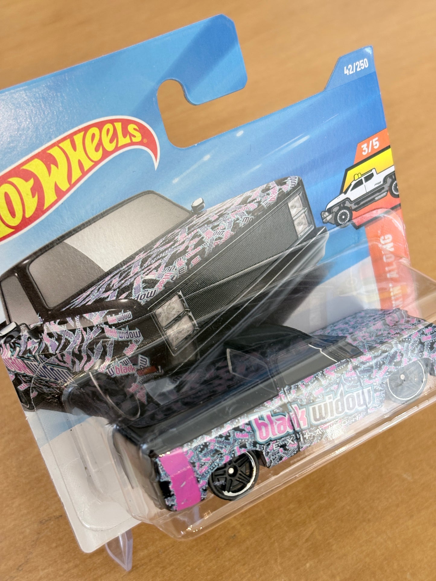 Hot Wheels Mainline / '83 Chevy Silverado / 2026 Truckin Along 3/5 Short Card