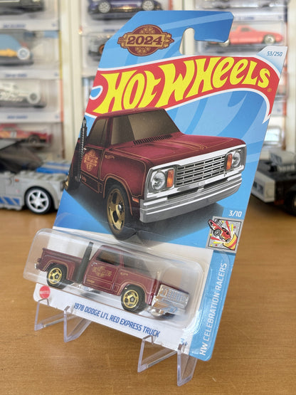 Hot Wheels Mainline / 1978 Dodge Li'l Red Express Truck / 2024 HW Celebration Racers 3/10