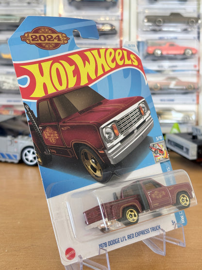 Hot Wheels Mainline / 1978 Dodge Li'l Red Express Truck / 2024 HW Celebration Racers 3/10