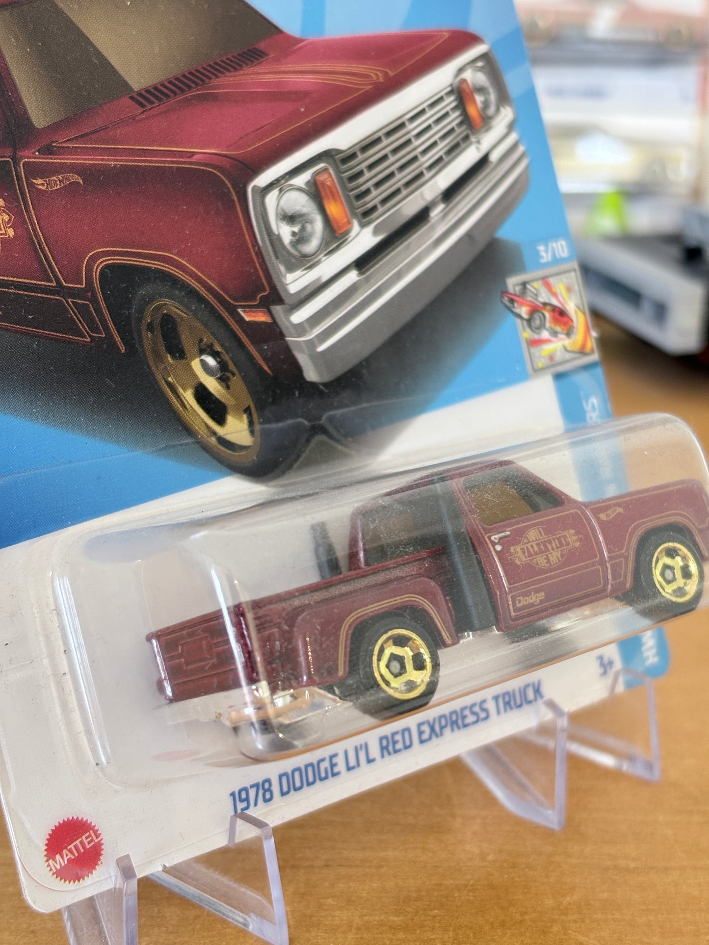Hot Wheels Mainline / 1978 Dodge Li'l Red Express Truck / 2024 HW Celebration Racers 3/10