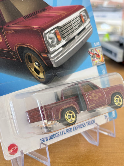 Hot Wheels Mainline / 1978 Dodge Li'l Red Express Truck / 2024 HW Celebration Racers 3/10