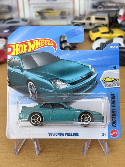 Hot Wheels '98 Honda Prelude | 2026 Factory Fresh 5/5 Short Card