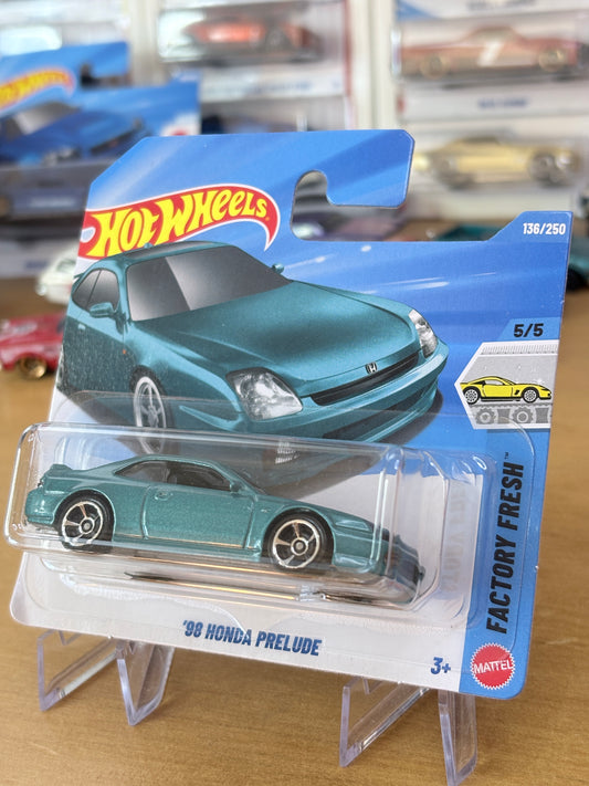 Hot Wheels '98 Honda Prelude | 2026 Factory Fresh 5/5 Short Card