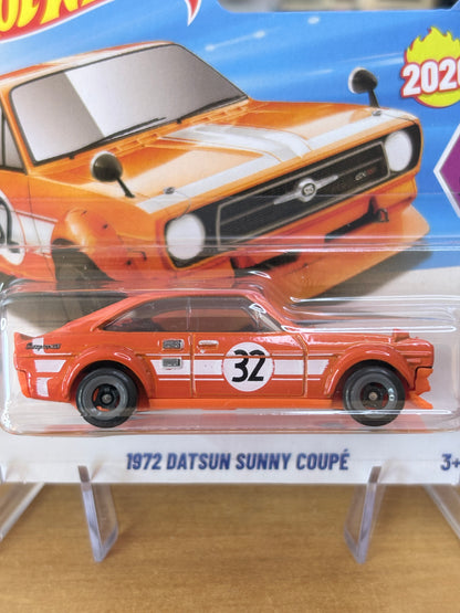 Hot Wheels 1972 Datsun Sunny Coupe | 2026 Compact Kings 10/10 Mainline Short Card
