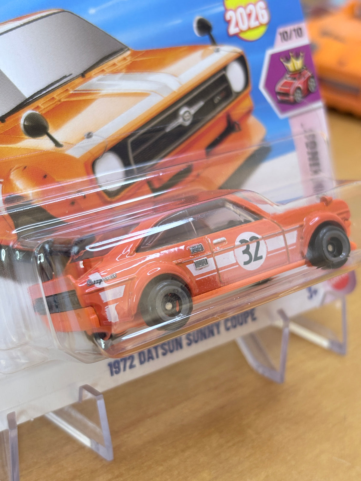 Hot Wheels 1972 Datsun Sunny Coupe | 2026 Compact Kings 10/10 Mainline Short Card