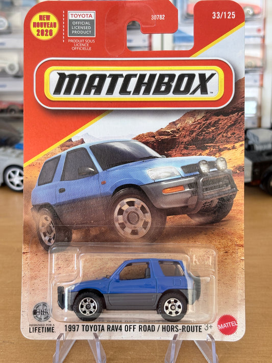 Matchbox Mainline / 1997 Toyota RAV4 Off Road / 2026 33/125