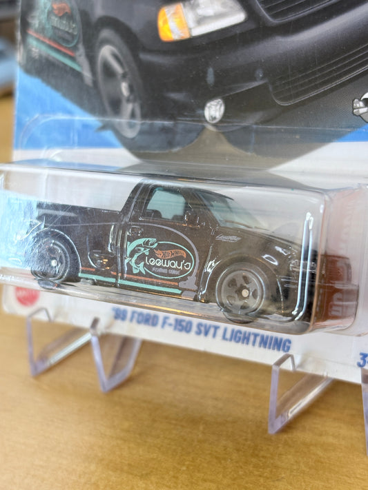Hot Wheels '99 Ford F-150 SVT Lightning | 2025 HW Hot Trucks 7/10 Mainline (BLACK)