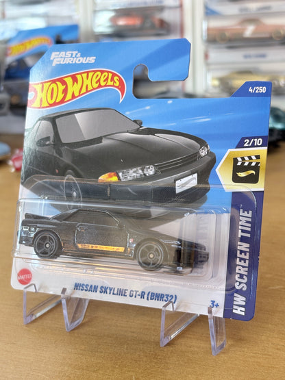 Hot Wheels Nissan Skyline GT-R (BNR32) | 2025 HW Screen Time 4/250 Mainline Short Card