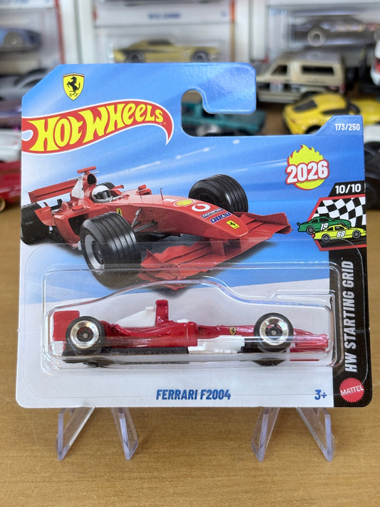 Hot Wheels Ferrari F2004 | 2026 HW Starting Grid 10/10 Mainline Short Card