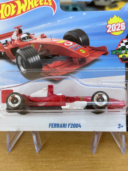Hot Wheels Ferrari F2004 | 2026 HW Starting Grid 10/10 Mainline Short Card