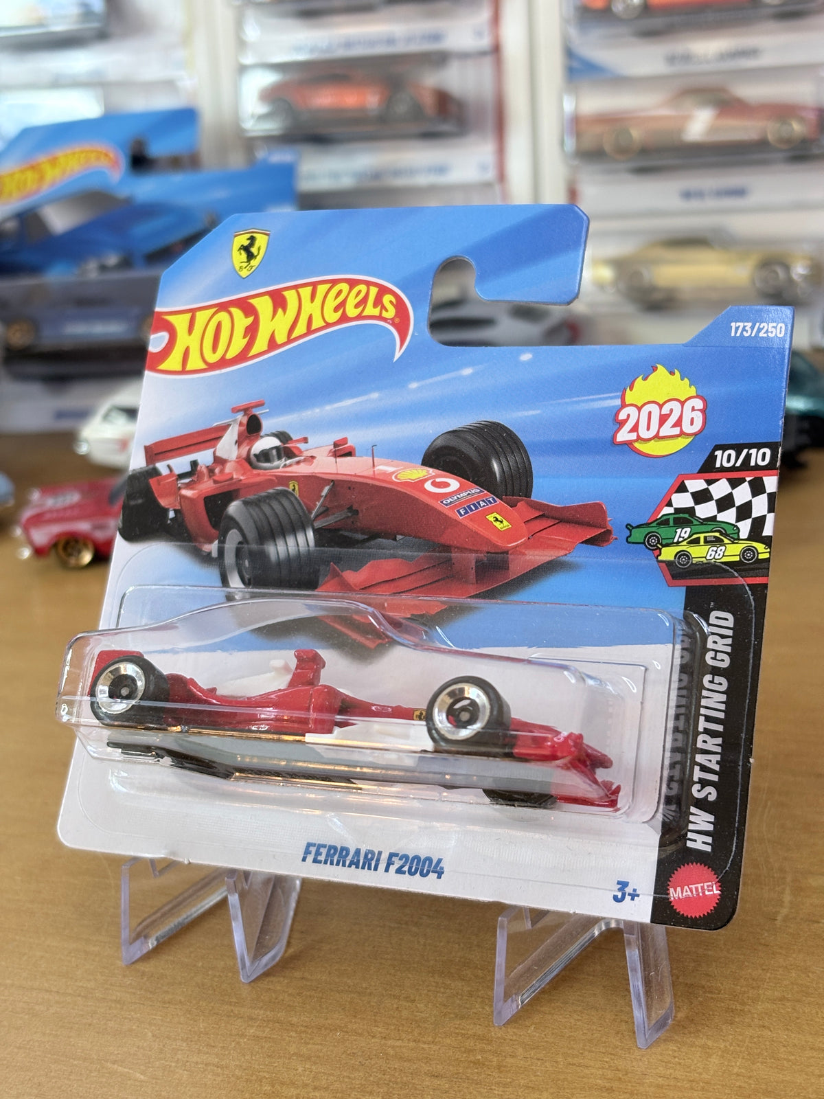 Hot Wheels Ferrari F2004 | 2026 HW Starting Grid 10/10 Mainline Short Card